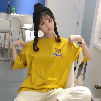 Női alkalmi póló három színben felirattal