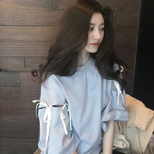 Tricou de dama modern cu maneci casual in doua culori