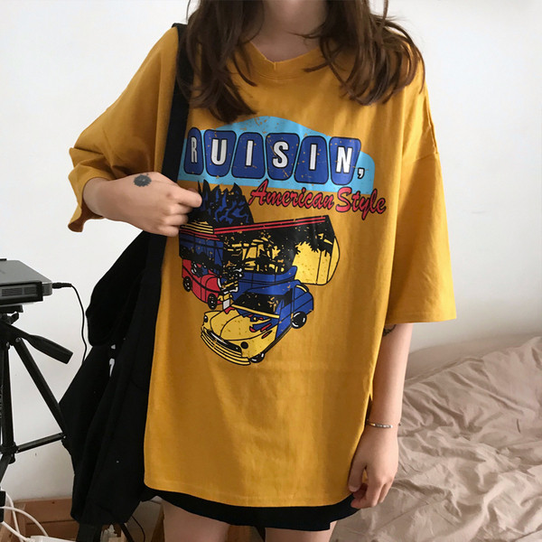 Γυναικεία casual T-shirt με τρία χρώματα