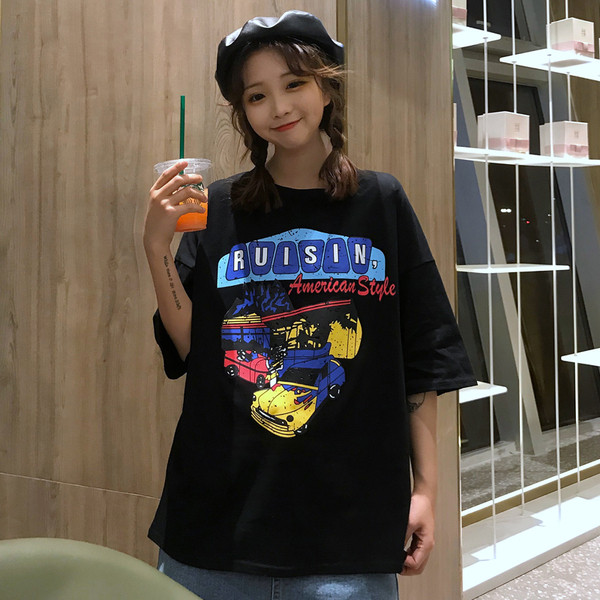 Γυναικεία casual T-shirt με τρία χρώματα