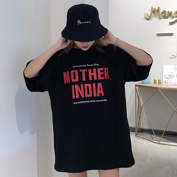 Καθημερινή γυναικεία φαρδιά μπλούζα με επιγραφή σε τρία χρώματα