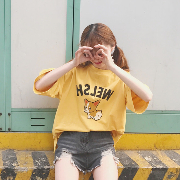 Alkalmi női póló fehér és sárga színben