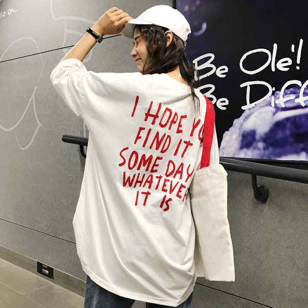 Γυναικεία καθημερινή μπλούζα με επιγραφές