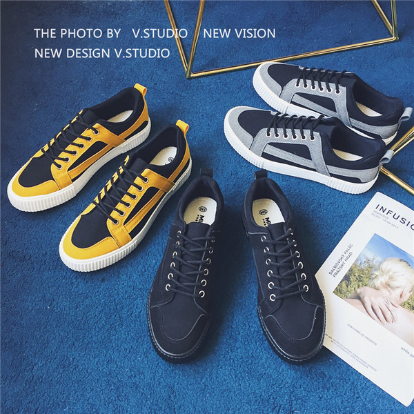 Alkalmi férfi cipő lapos talppal, két színben