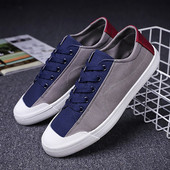 Modern férfi tornacipő egyenes talppal és fűzővel, három színben