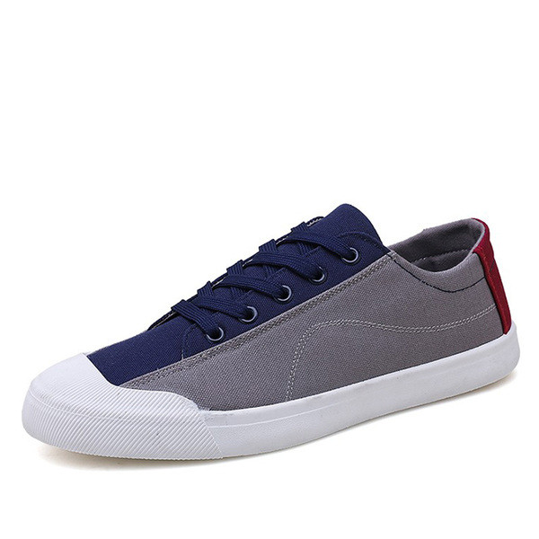 Modern férfi tornacipő egyenes talppal és fűzővel, három színben