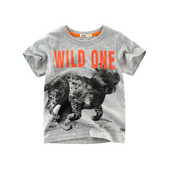 Gyerek póló fiúknak rátéttel - két modell