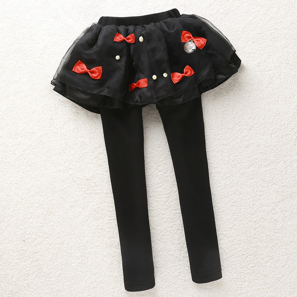 Μοντέρνο παιδικό κολάν με φούστα  σε τρία χρώματα