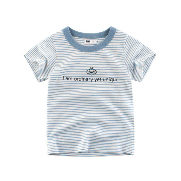 Gyermek póló fiúknak és lányoknak két színben felirattal