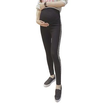 Μοντέρνο κολάν για έγκυες γυναίκες σε διάφορα χρώματα με πλευρικές άκρες