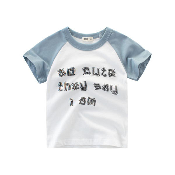 Alkalmi gyerek póló fiúknak három színben felirattal