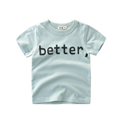 Παιδικό μπλουζάκι για αγόρια με επιγραφή σε τέσσερα χρώματα