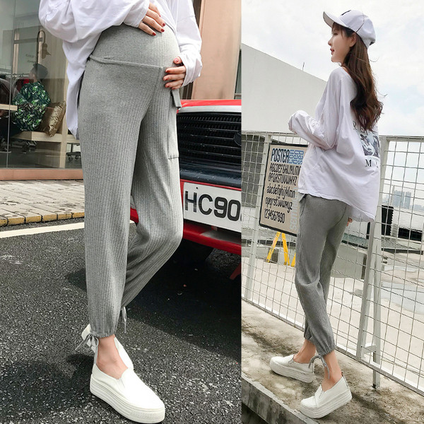 Kényelmes nadrág kismamáknak két színben zsebbel