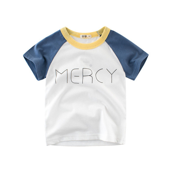 Gyermek póló fiúknak két színben felirattal