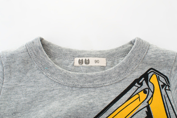 Παιδικό T-shirt για αγόρια με εφαρμογή και O-neckline