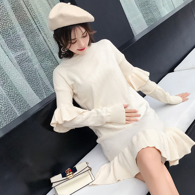 Stílusos ruha terhes nőknek Karcsú modell, hosszú ujjú több színben