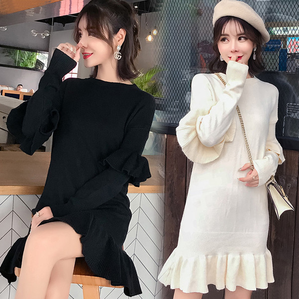 Stílusos ruha terhes nőknek Karcsú modell, hosszú ujjú több színben