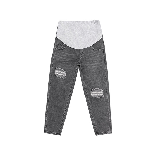 Alkalmi farmer kismamáknak szakadt motívumokkal, két színben