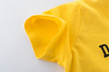 Καθημερινή μπλούζα με κοντό μανίκι για αγόρια σε δύο χρώματα