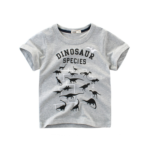 Καθημερινή μπλούζα με κοντό μανίκι για αγόρια σε δύο χρώματα