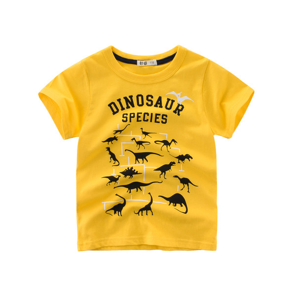 Καθημερινή μπλούζα με κοντό μανίκι για αγόρια σε δύο χρώματα