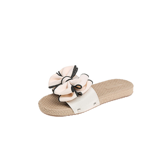 Модерни дамски чехли с панделка в няколко цвята