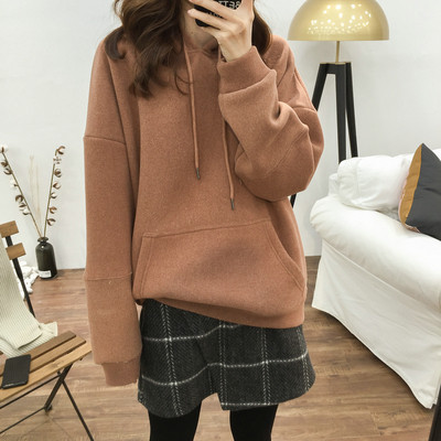 Ежедневен дамски широк суичър в различни цветове