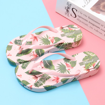 Ежедневни дамски чехли с флорален десен в няколко цвята