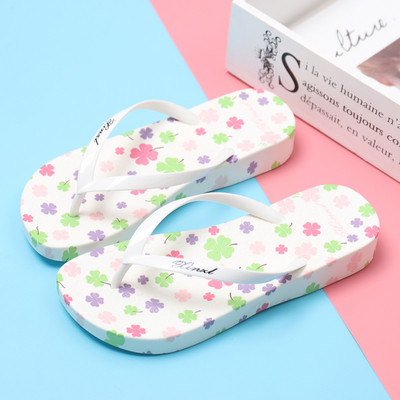 Ежедневни дамски чехли с флорален десен в няколко цвята