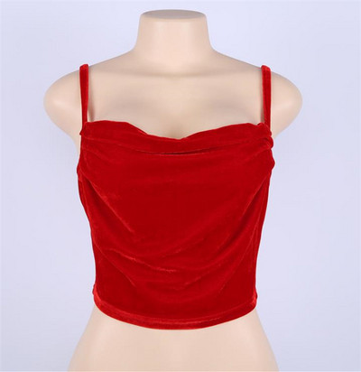 Модерен дамски потник с тънки презрамки в няколко цвята 