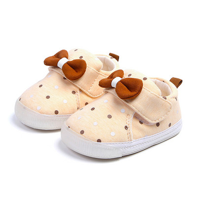 Бебешки обувки за момичета с панделка в няколко цвята