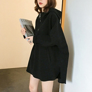 Модерен дамски суичър с цип в четири цвята