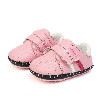 Пролетни бебешки обувки за момичета и момчета от еко кожа с лепенки