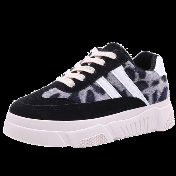 Модерни дамски маратонки с леопардов десен в два цвята