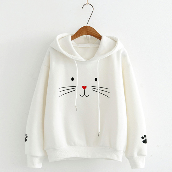 Μοντέρνο γυναικείο φούτερ με εφαρμογή σε τρία χρώματα