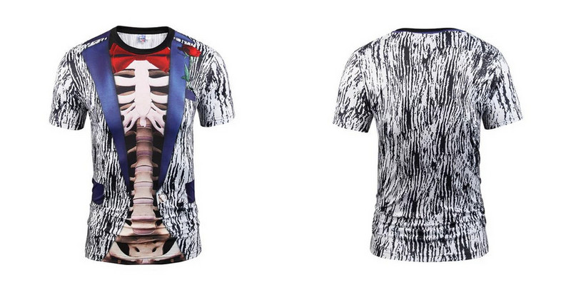Уникални мъжки тениски с 3D апликация в няколко модела