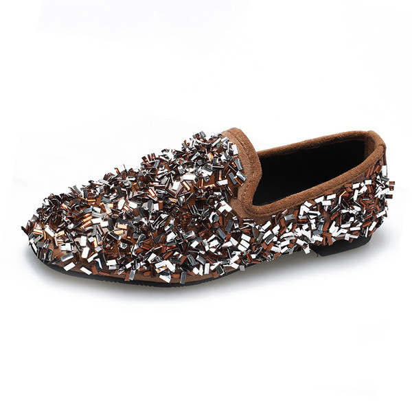 Актуални дамски лъскави мокасини в три цвята