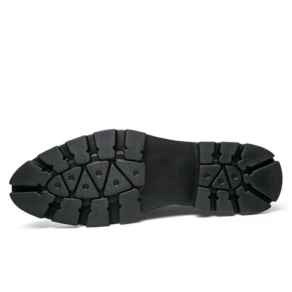 Мъжки актуални обувки с връзки в черен цвят