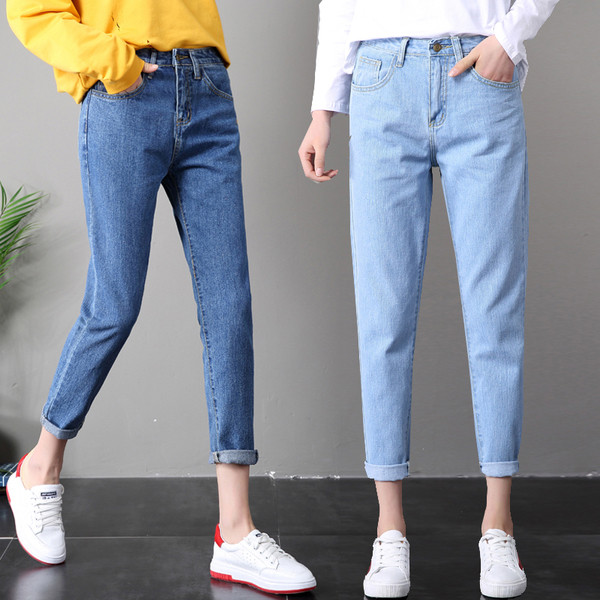 Blugi casual de dama model uni in doua culori