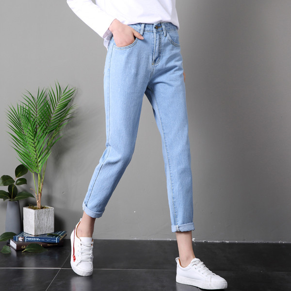 Blugi casual de dama model uni in doua culori