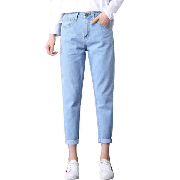 Blugi casual de dama model uni in doua culori