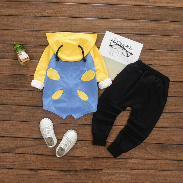 Set pentru copii din trei părți cu element 3D - potrivit pentru fete și băieți