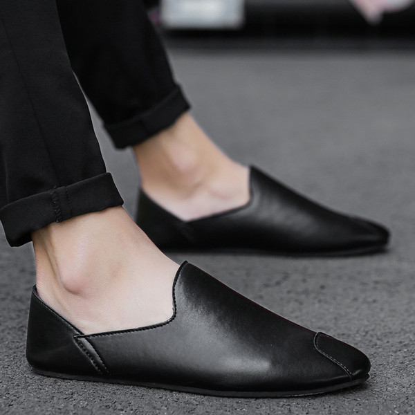 Mocasini casual barbatesti in trei culori din piele ecologica