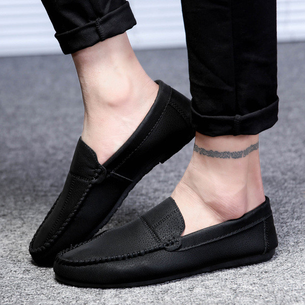 Mocasini puri barbatesti din piele ecologica in trei culori