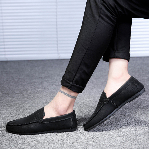 Mocasini puri barbatesti din piele ecologica in trei culori