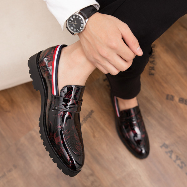 Pantofi formali pentru barbati fara sireturi in trei culori