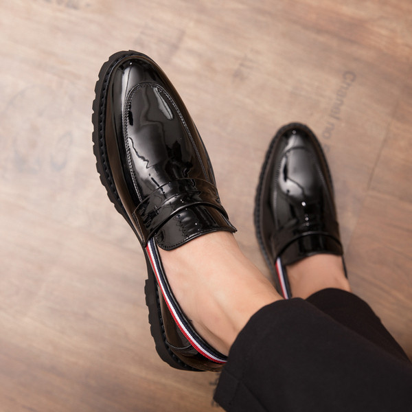 Pantofi formali pentru barbati fara sireturi in trei culori