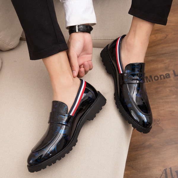 Pantofi formali pentru barbati fara sireturi in trei culori