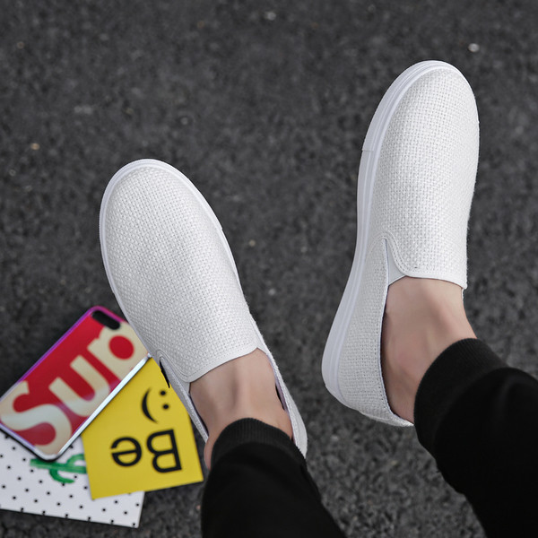 Mocasini casual barbati tricotati in trei culori