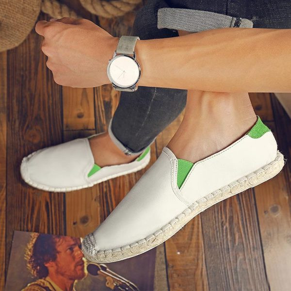 Mocasini moderni pentru barbati cu talpa tricotata in trei culori